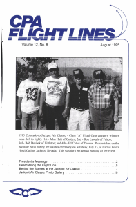 Flight Lines — August/September 1995