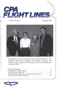 Flight Lines — February/September 1996