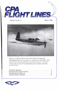 Flight Lines — March/September 1996