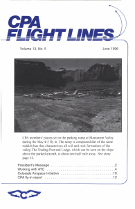 Flight Lines — June/September 1996