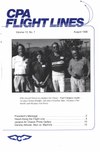Flight Lines — August/September 1996