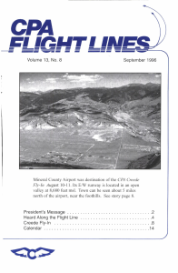 Flight Lines — September/September 1996