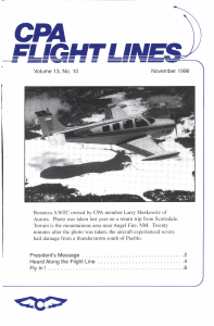 Flight Lines — November/November 1996