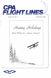 Flight Lines — December/November 1996