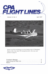 Flight Lines — April/November 1997