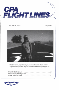 Flight Lines — July/November 1997