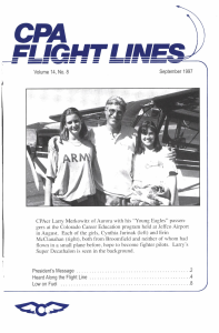 Flight Lines — September/November 1997