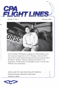 Flight Lines — February 2000