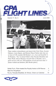 Flight Lines — June 2000