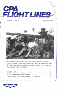 Flight Lines — July/August 2000