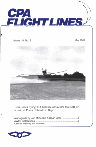 Flight Lines — May/April 2001