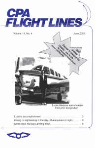 Flight Lines — June/April 2001