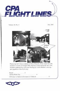 Flight Lines — July/April 2001
