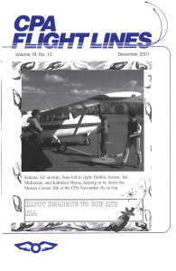 Flight Lines — December/April 2001