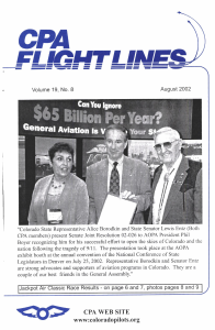 Flight Lines — August 2002