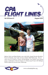 Flight Lines — August 2011